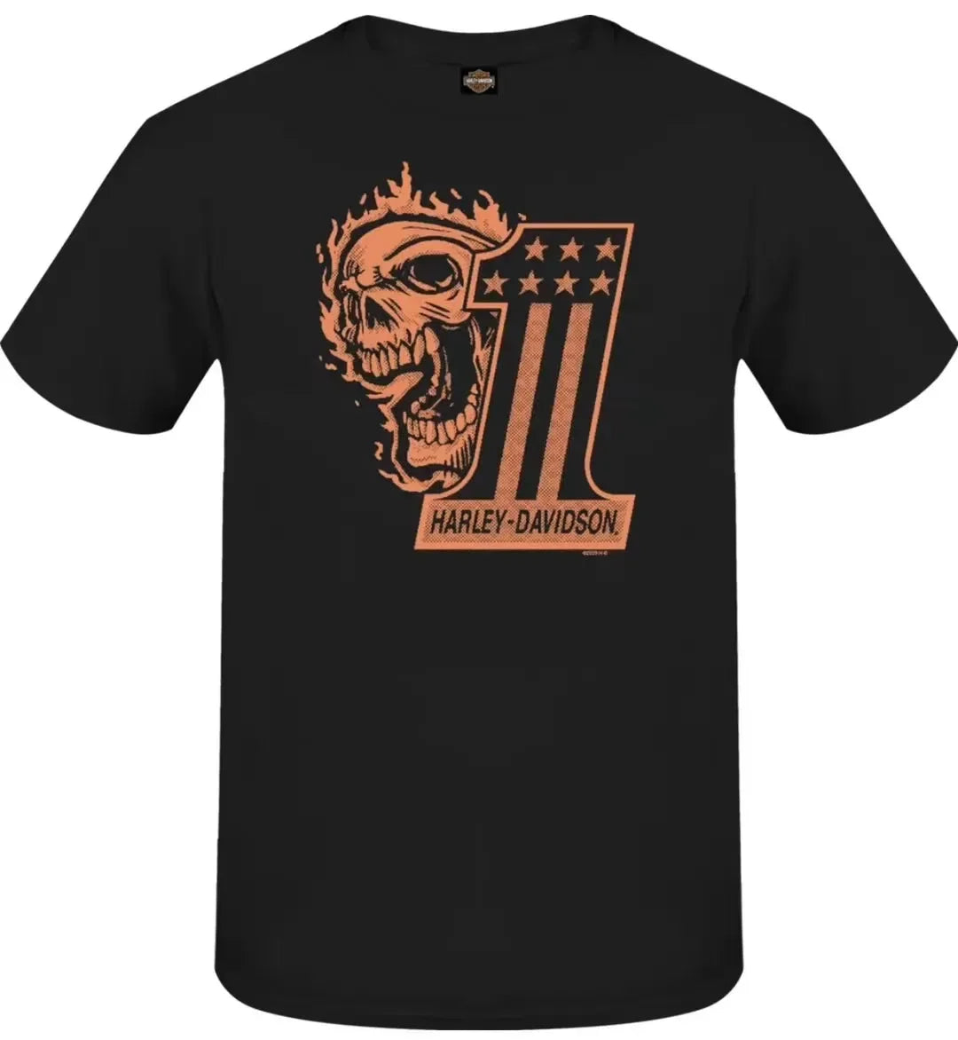 Harley Davidson Cotton T-shirt Unisex Men's and Women's