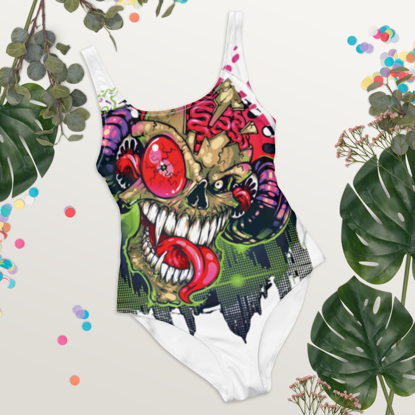 VOODOO MACHINE CO. One-Piece Swimsuit