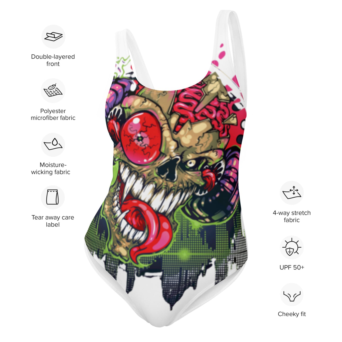 VOODOO MACHINE CO. One-Piece Swimsuit