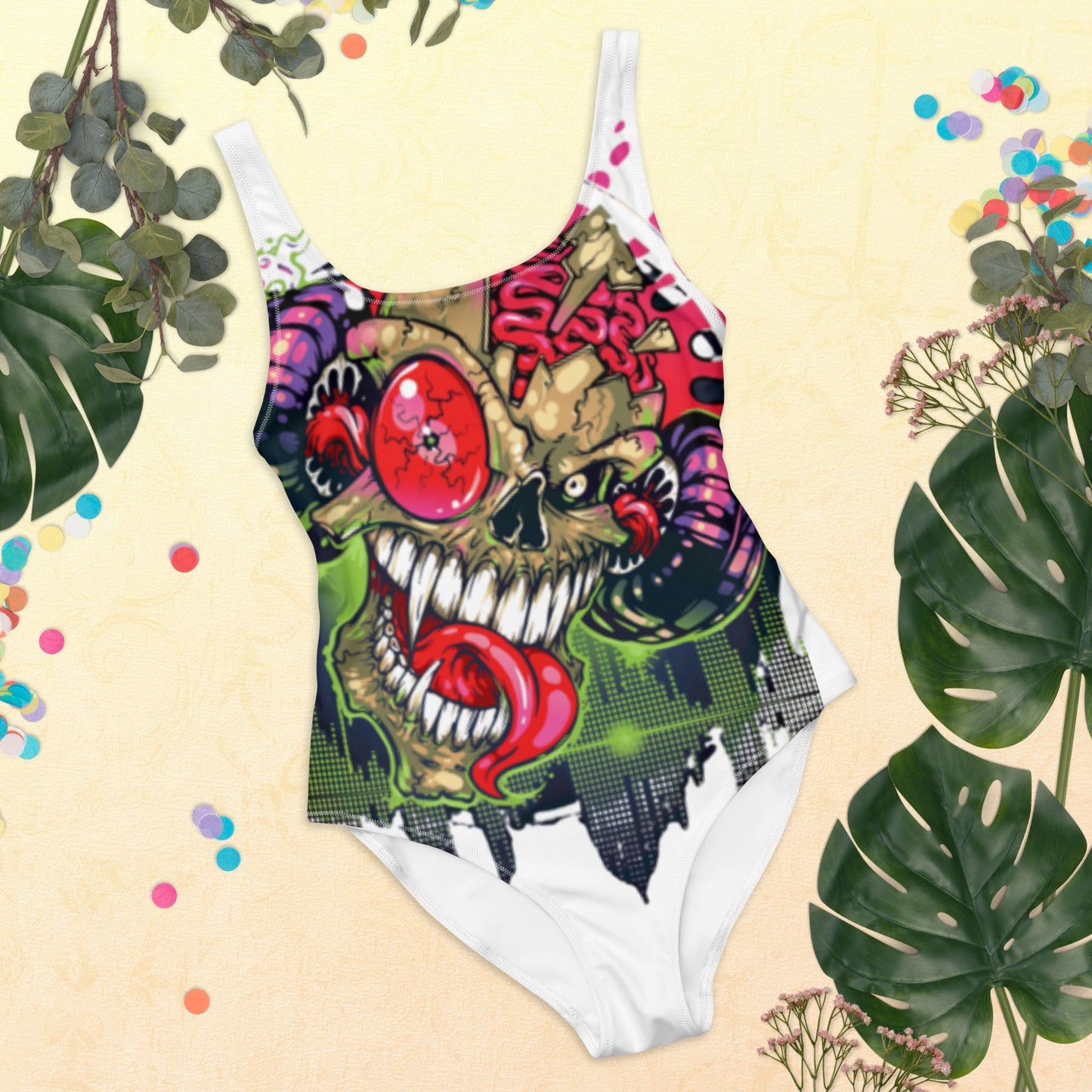 VOODOO MACHINE CO. One-Piece Swimsuit