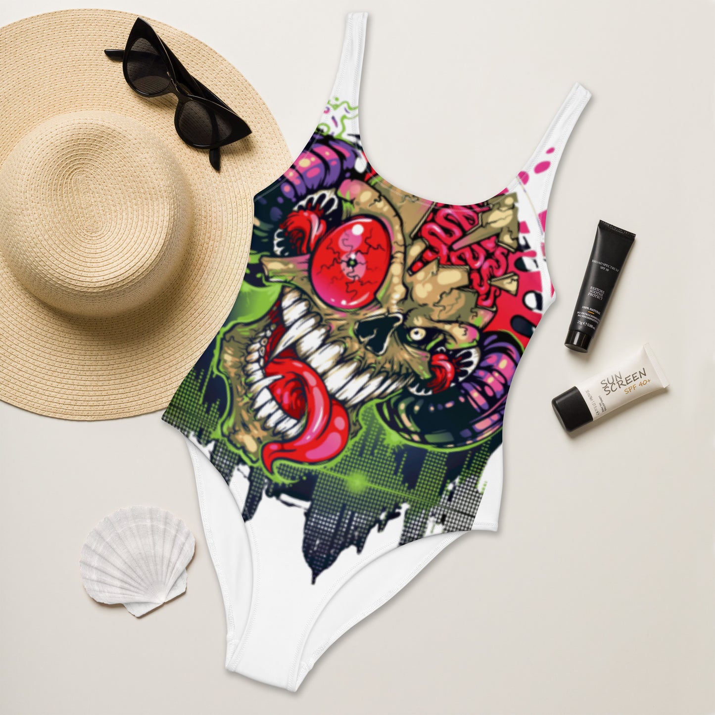 VOODOO MACHINE CO. One-Piece Swimsuit