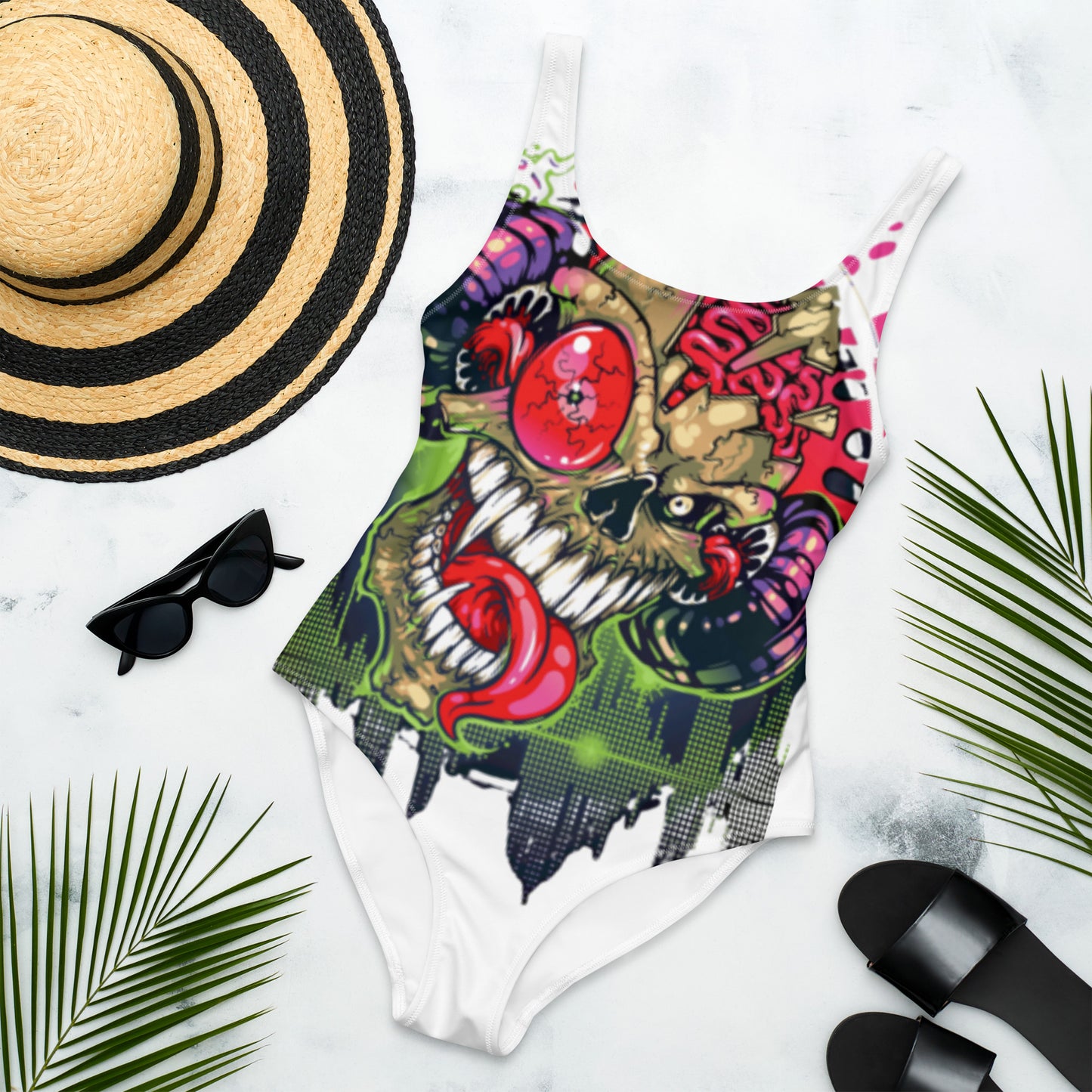 VOODOO MACHINE CO. One-Piece Swimsuit