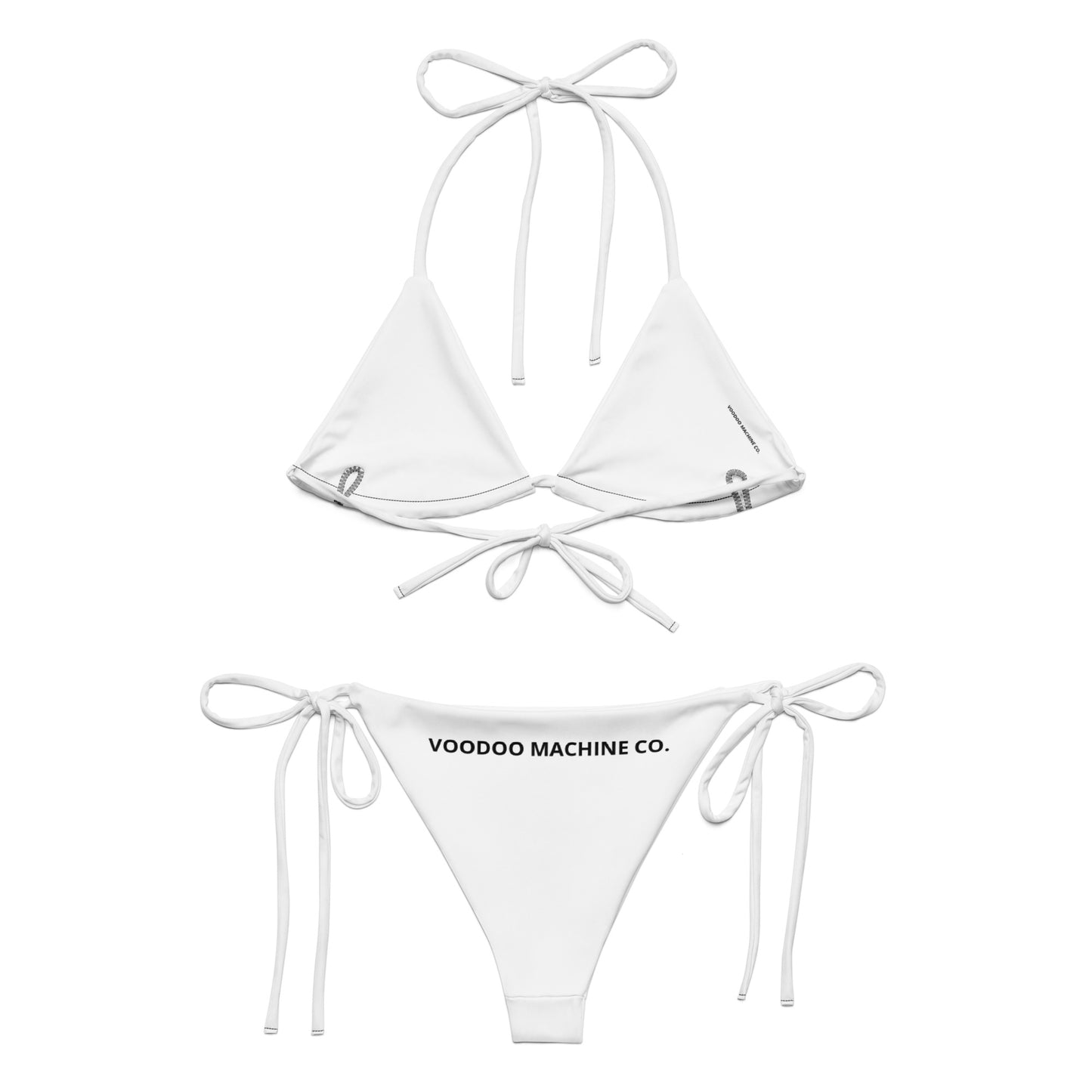 VOODOO MACHINE CO. All-over print recycled string bikini