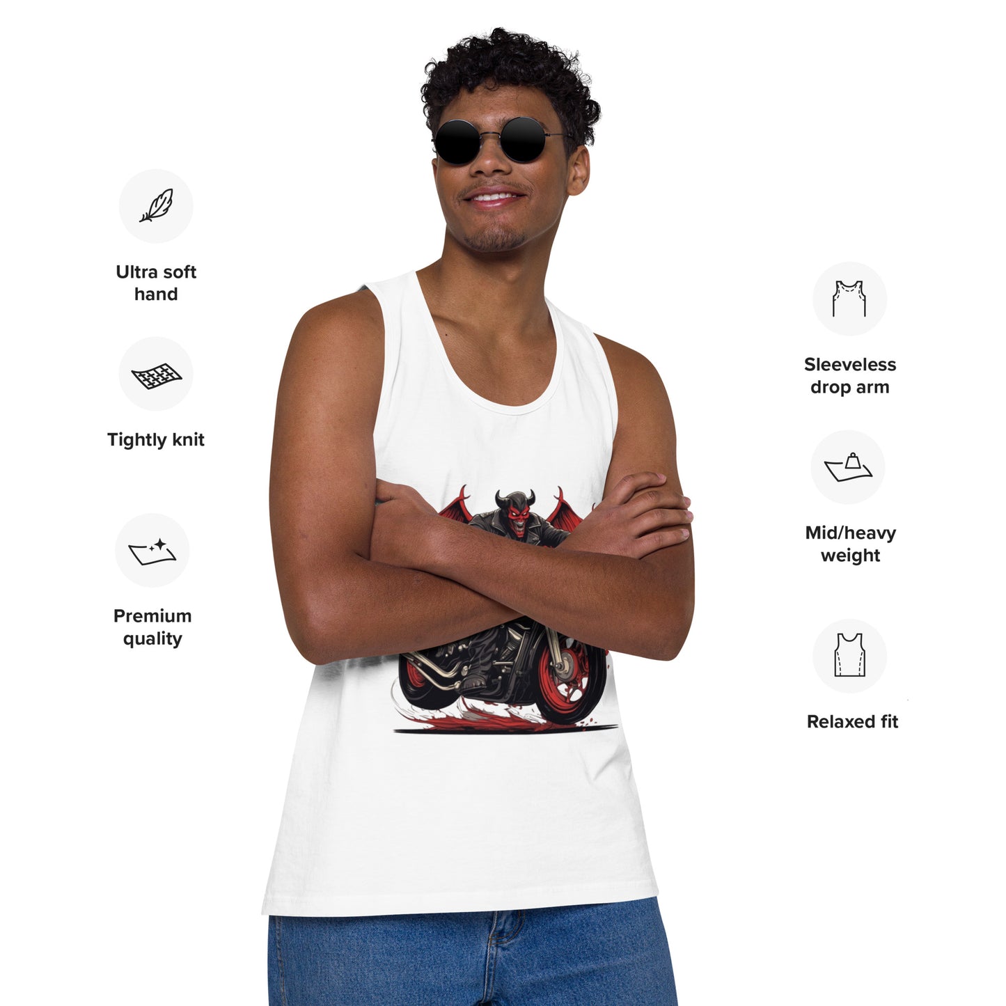 VOODOO MACHINE CO. Men’s premium tank top