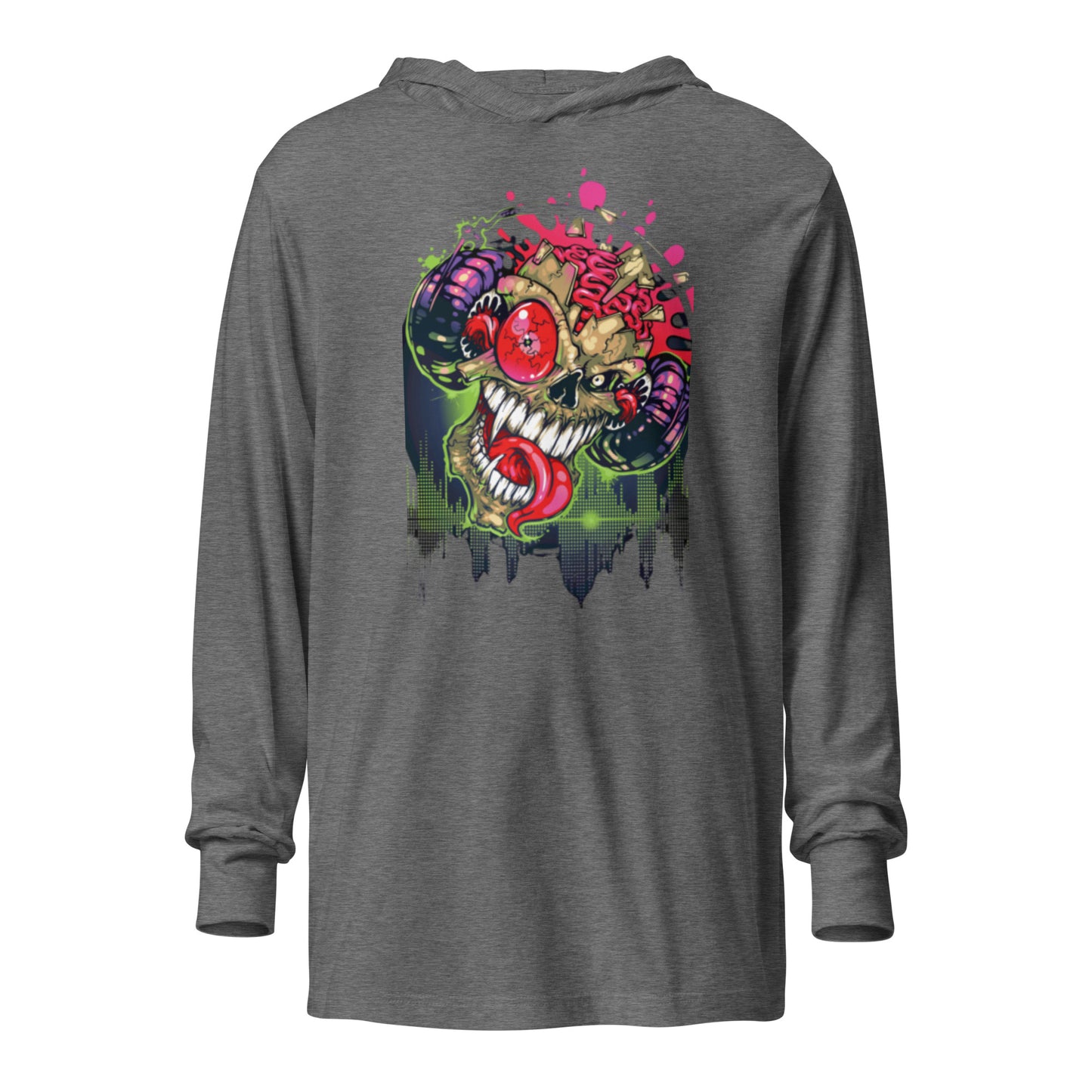 VOODOO MACHINE CO. Hooded long-sleeve tee