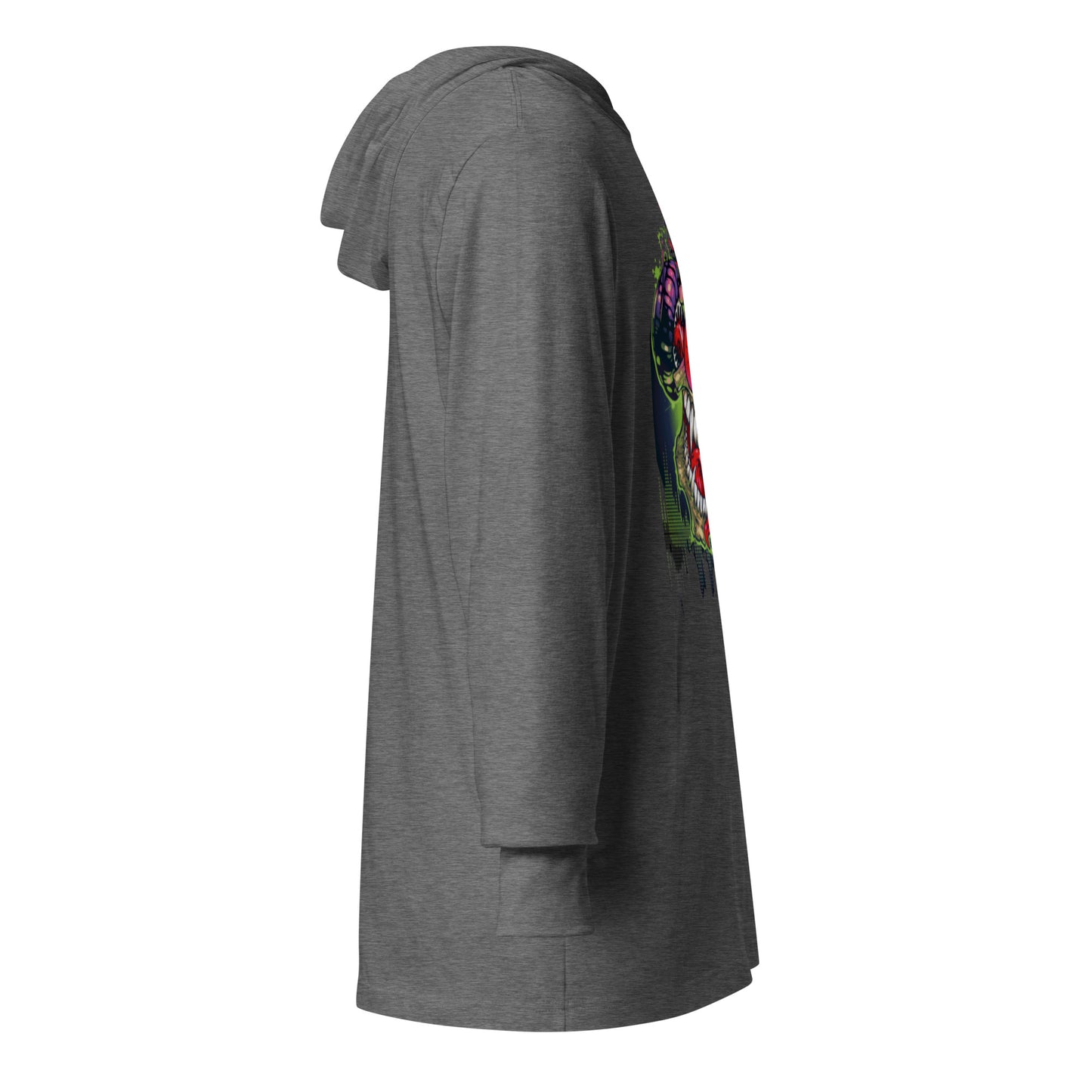 VOODOO MACHINE CO. Hooded long-sleeve tee