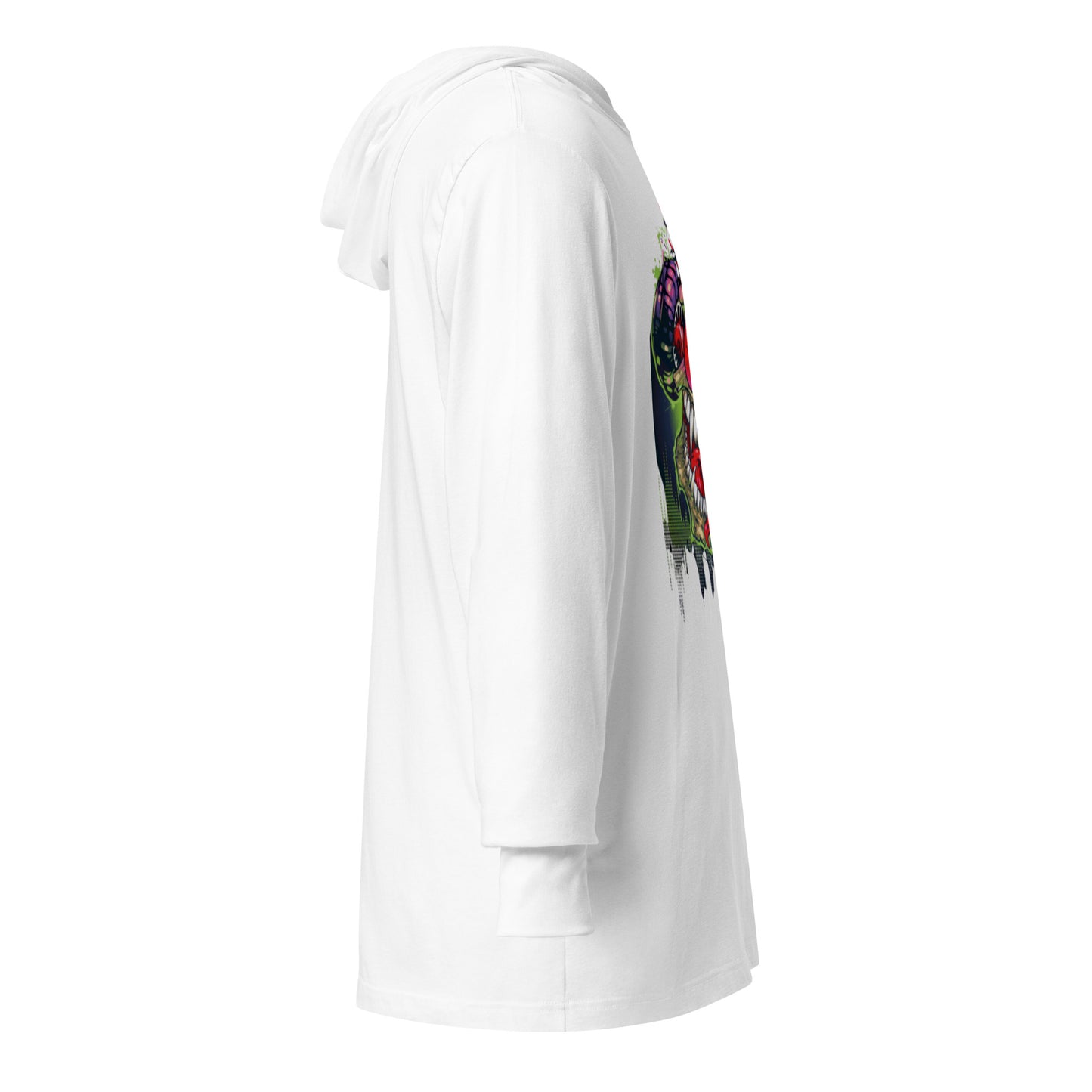VOODOO MACHINE CO. Hooded long-sleeve tee