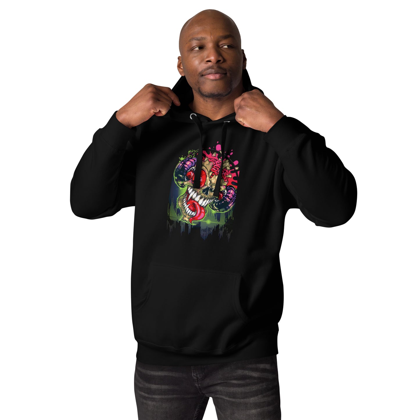 VOODOO MACHINE CO. Hooded long-sleeve Unisex Hoodie