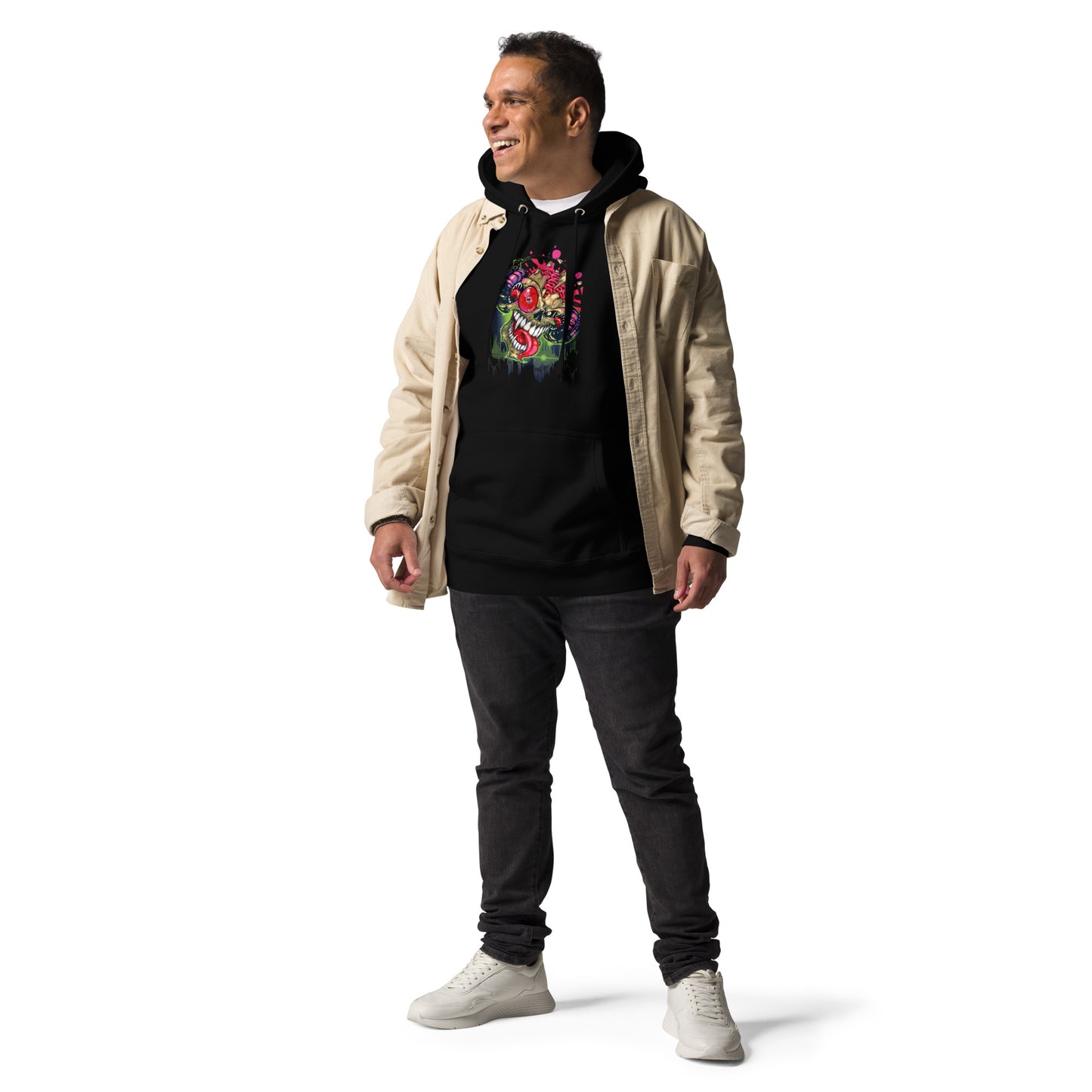 VOODOO MACHINE CO. Hooded long-sleeve Unisex Hoodie