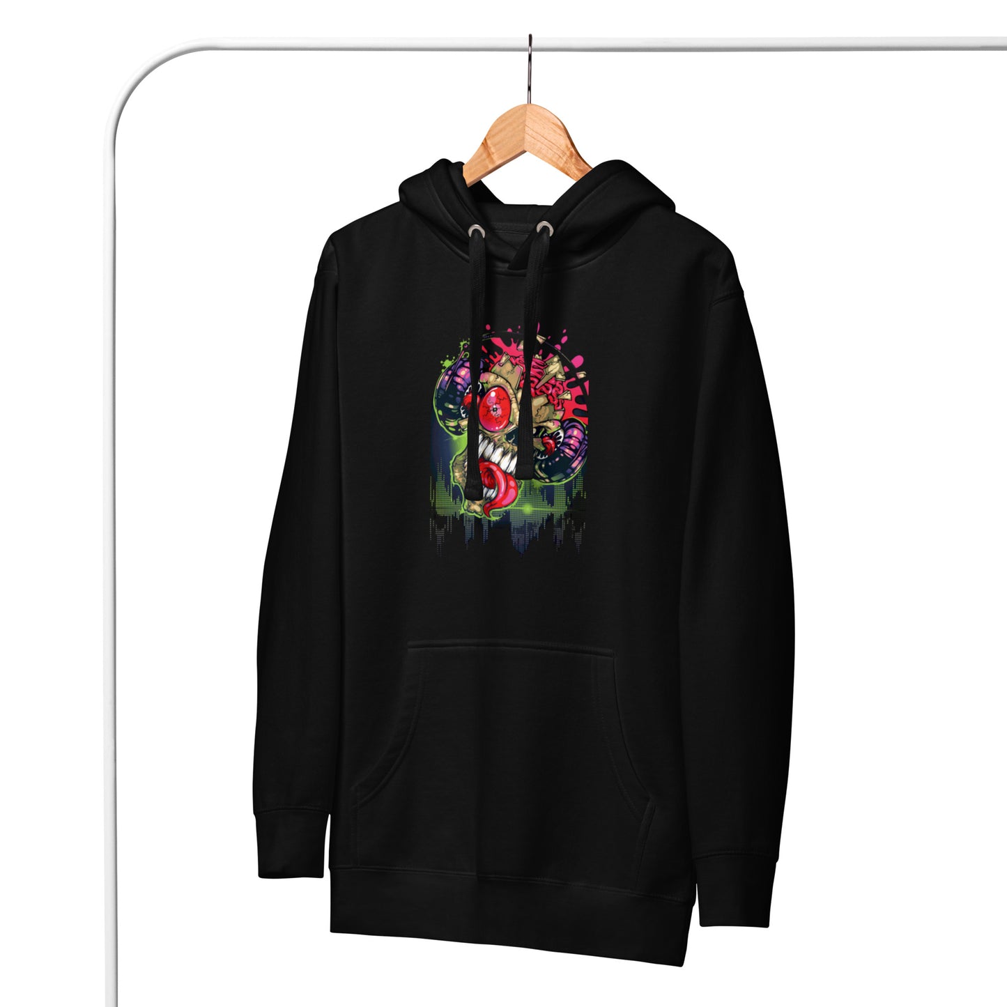 VOODOO MACHINE CO. Hooded long-sleeve Unisex Hoodie