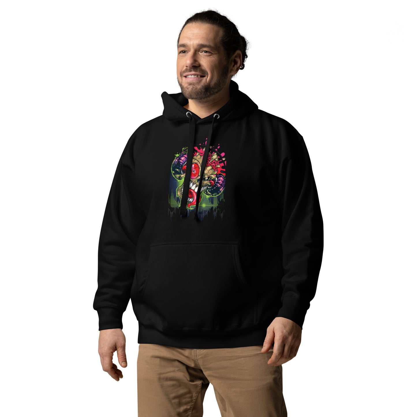 VOODOO MACHINE CO. Hooded long-sleeve Unisex Hoodie