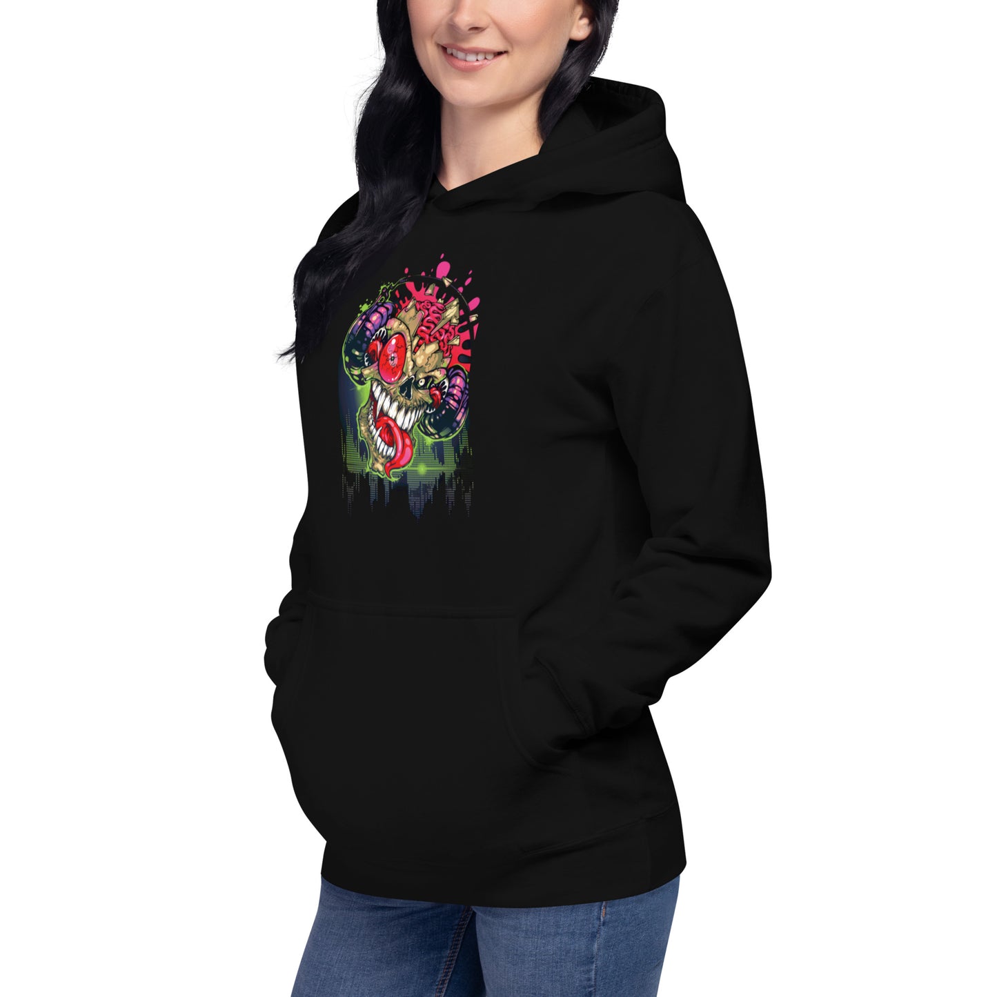 VOODOO MACHINE CO. Hooded long-sleeve Unisex Hoodie