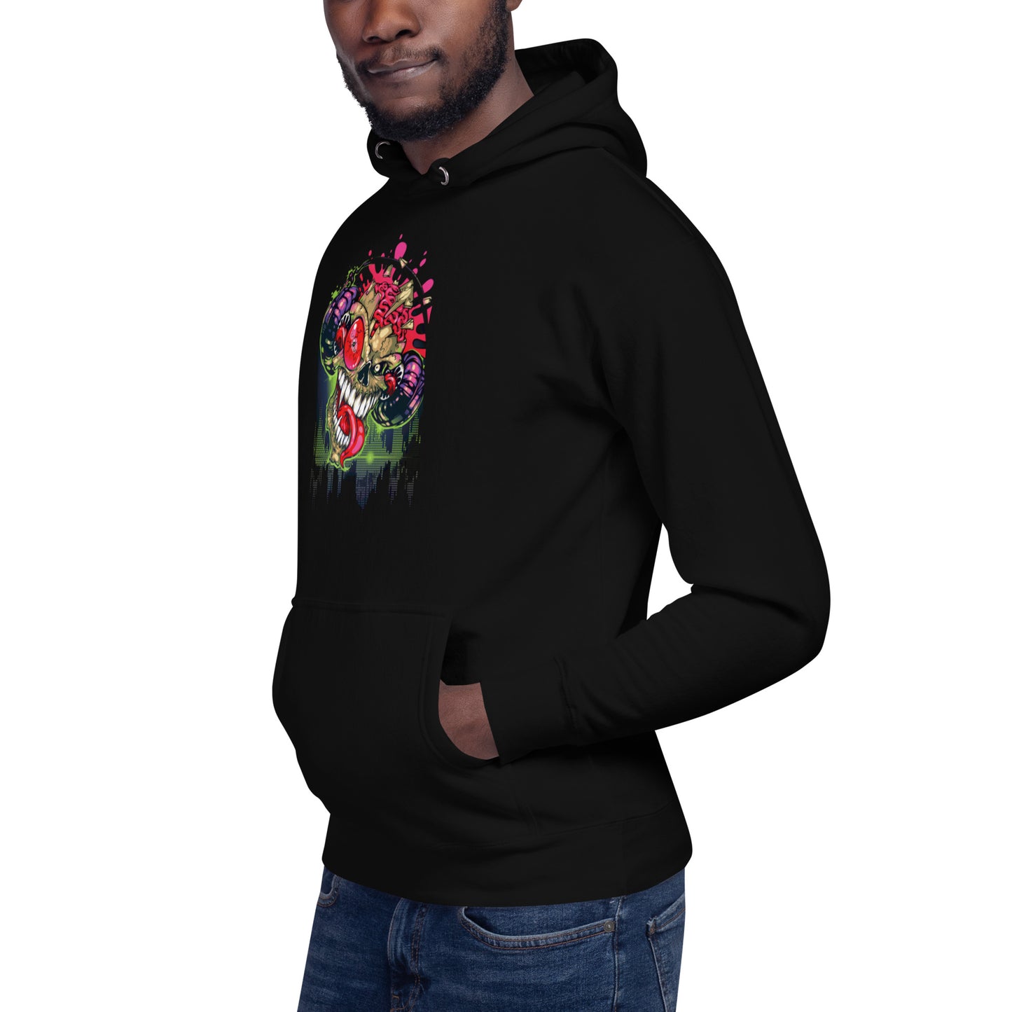 VOODOO MACHINE CO. Hooded long-sleeve Unisex Hoodie