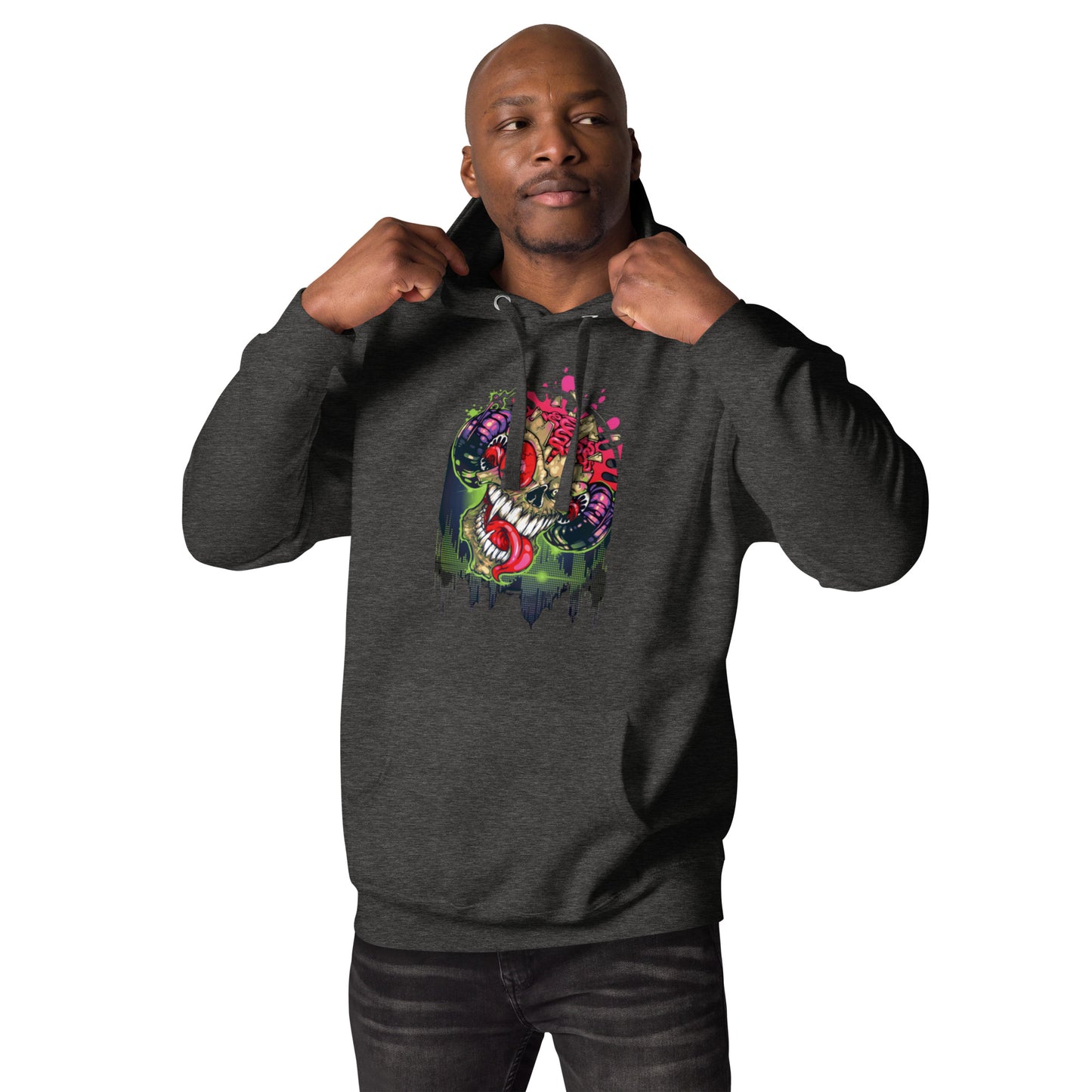 VOODOO MACHINE CO. Hooded long-sleeve Unisex Hoodie
