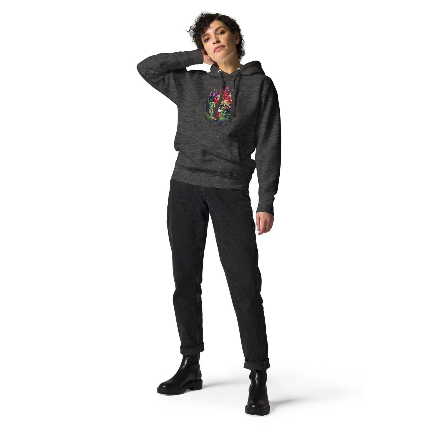VOODOO MACHINE CO. Hooded long-sleeve Unisex Hoodie
