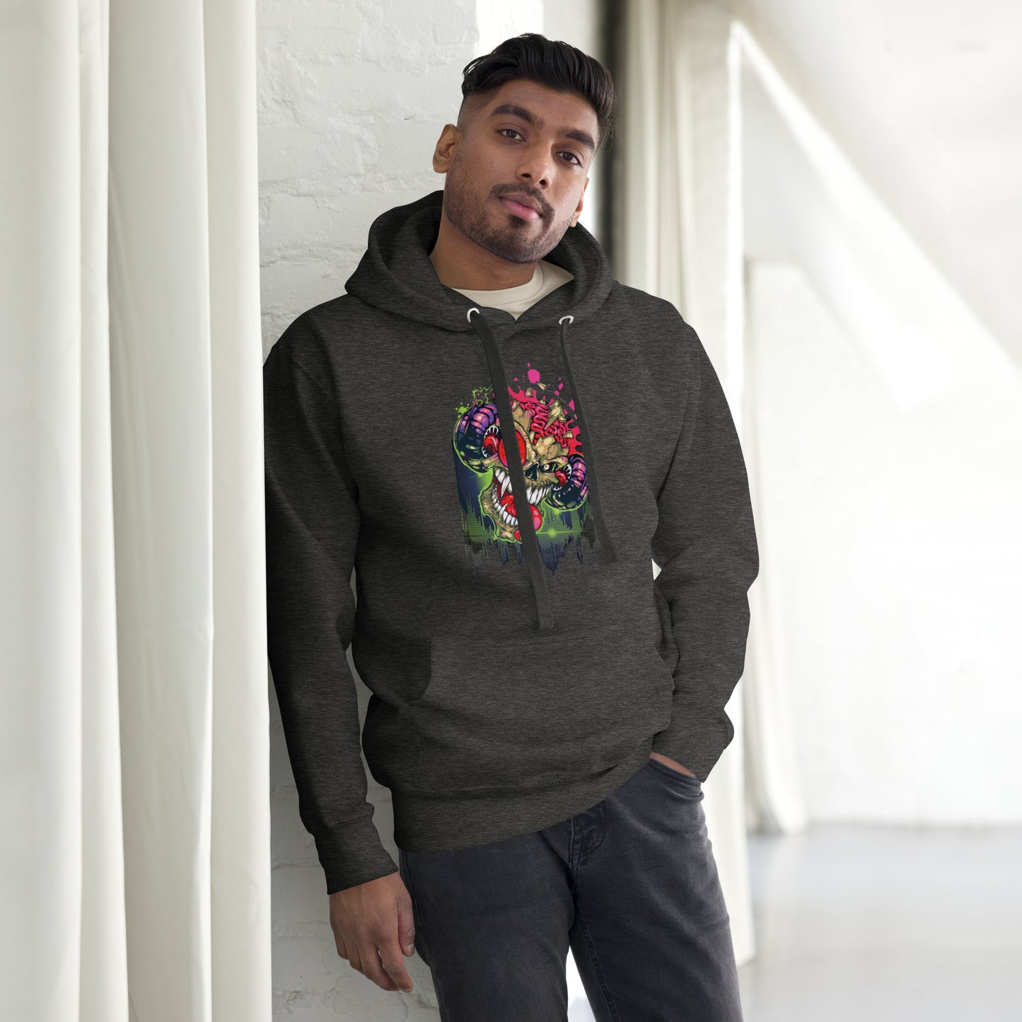 VOODOO MACHINE CO. Hooded long-sleeve Unisex Hoodie