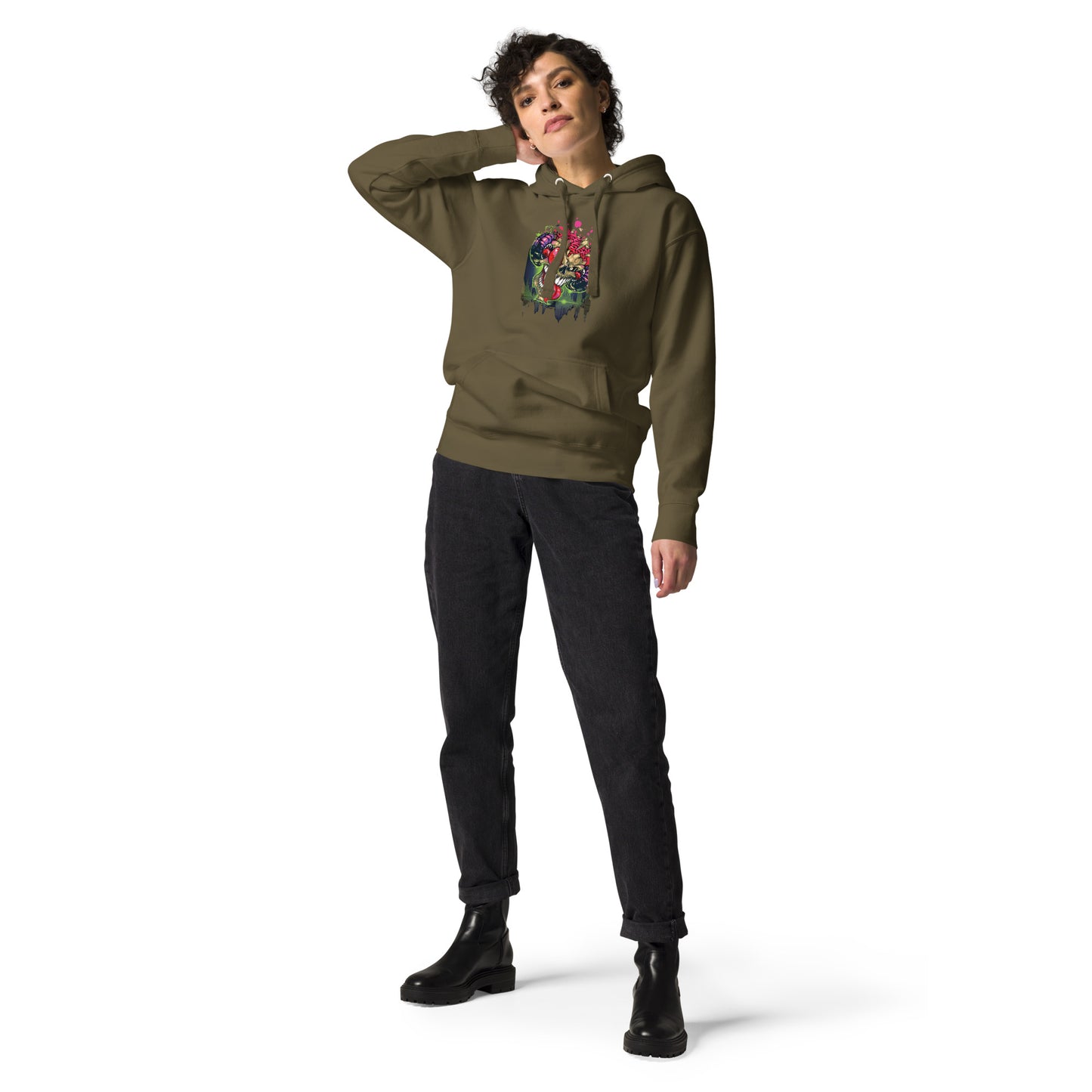 VOODOO MACHINE CO. Hooded long-sleeve Unisex Hoodie