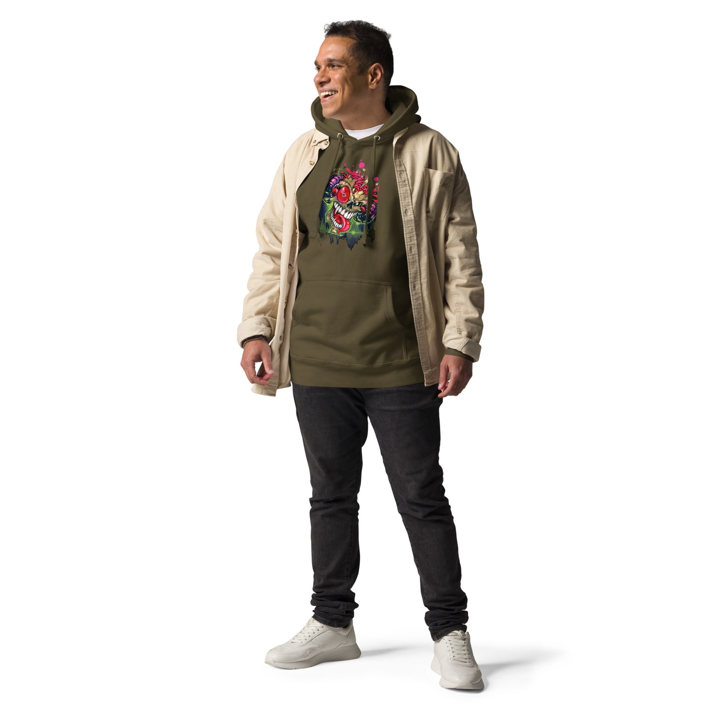VOODOO MACHINE CO. Hooded long-sleeve Unisex Hoodie