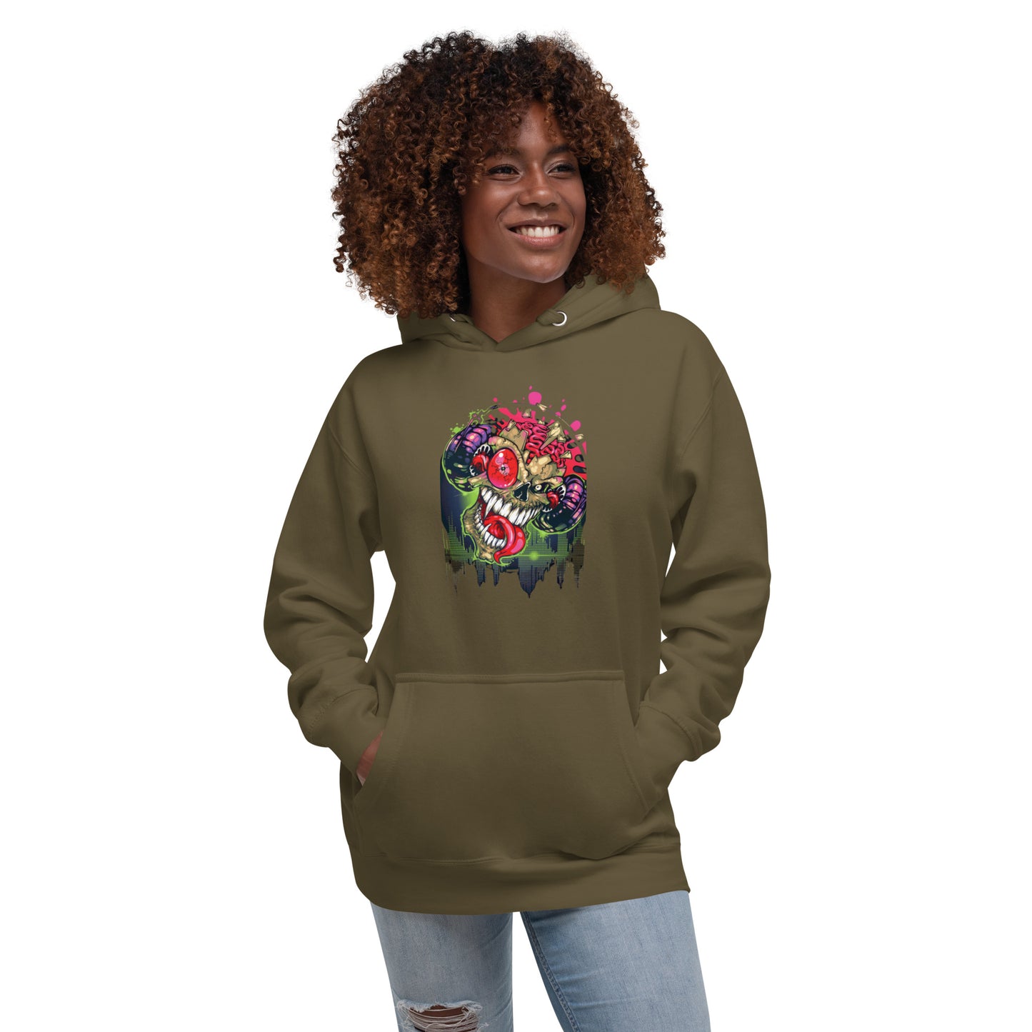 VOODOO MACHINE CO. Hooded long-sleeve Unisex Hoodie