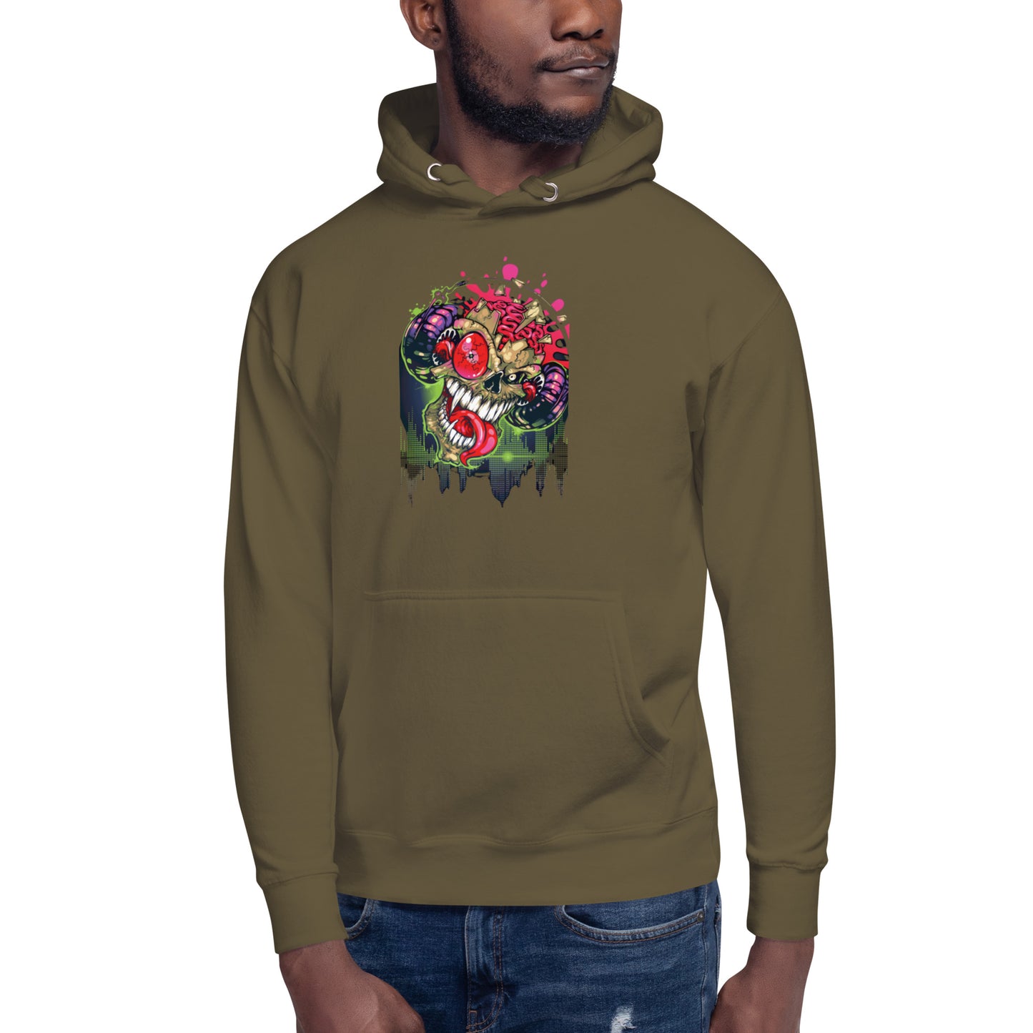VOODOO MACHINE CO. Hooded long-sleeve Unisex Hoodie