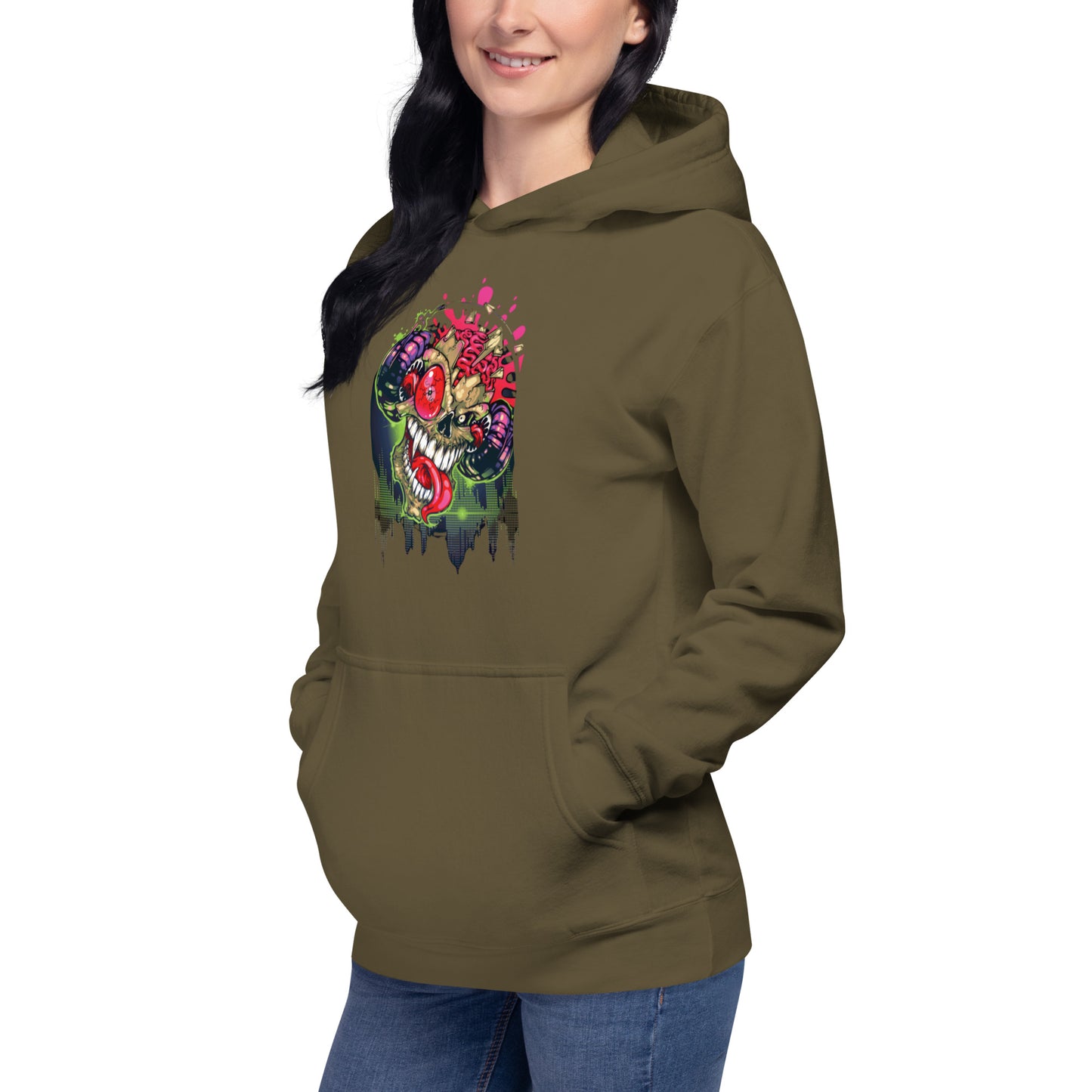 VOODOO MACHINE CO. Hooded long-sleeve Unisex Hoodie