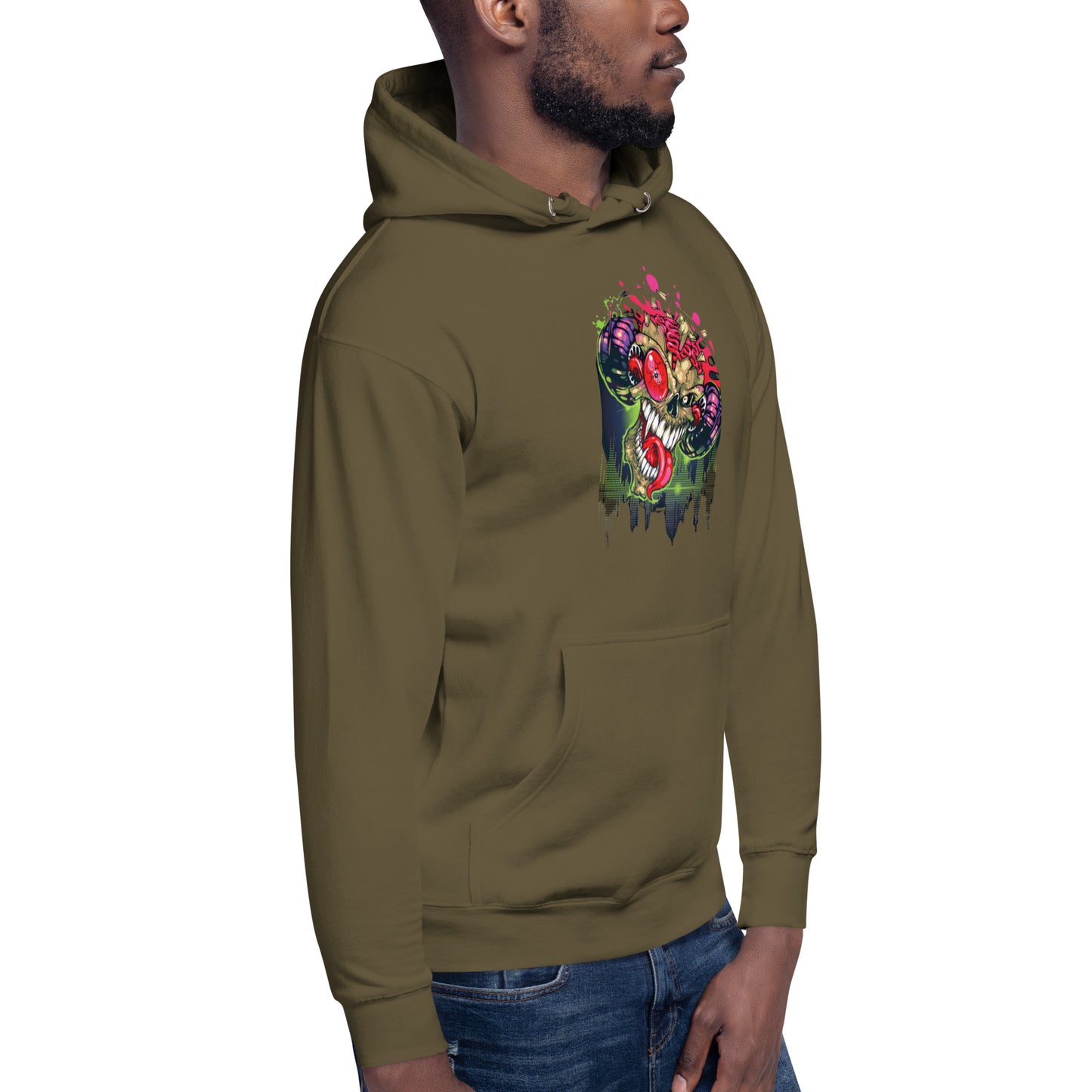 VOODOO MACHINE CO. Hooded long-sleeve Unisex Hoodie