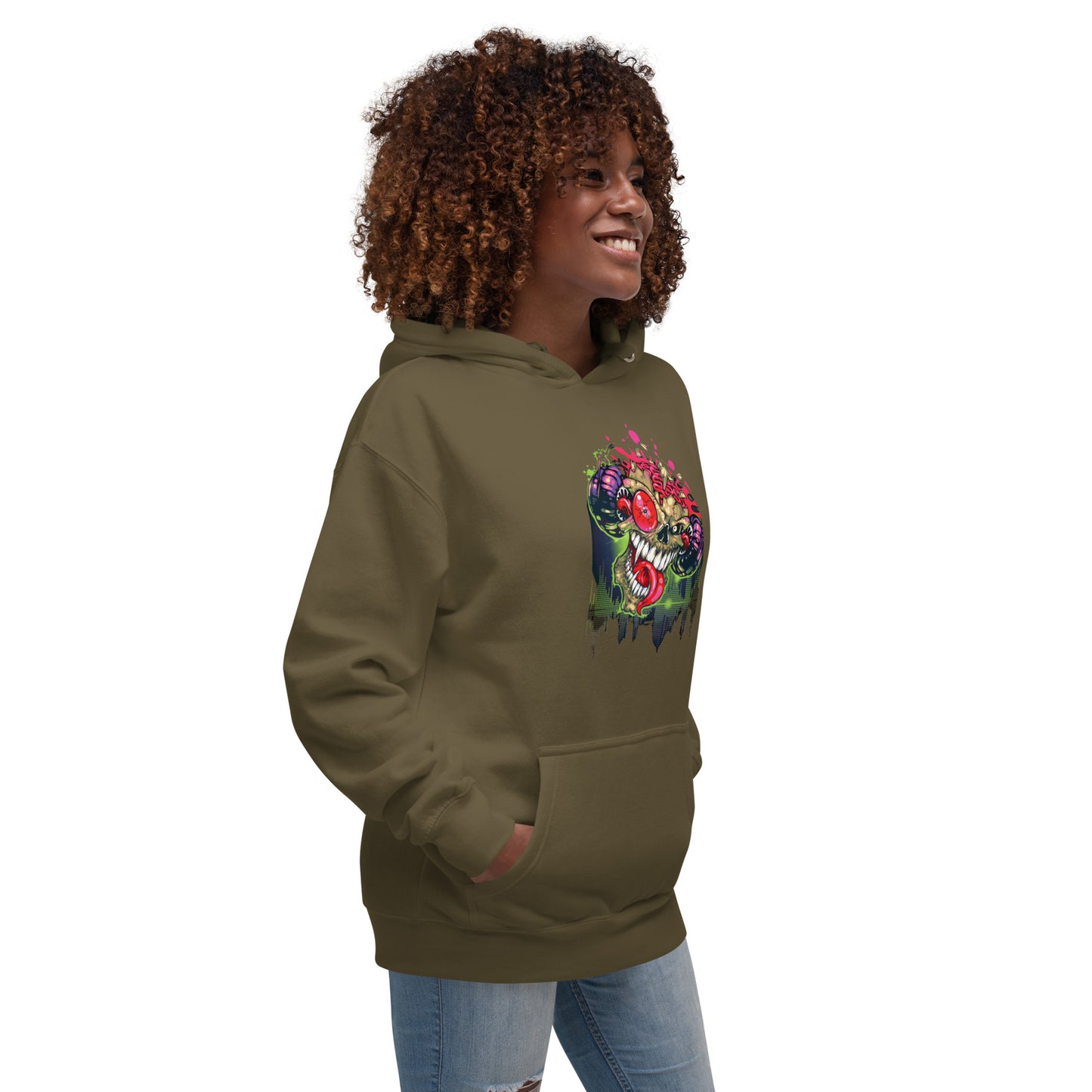 VOODOO MACHINE CO. Hooded long-sleeve Unisex Hoodie