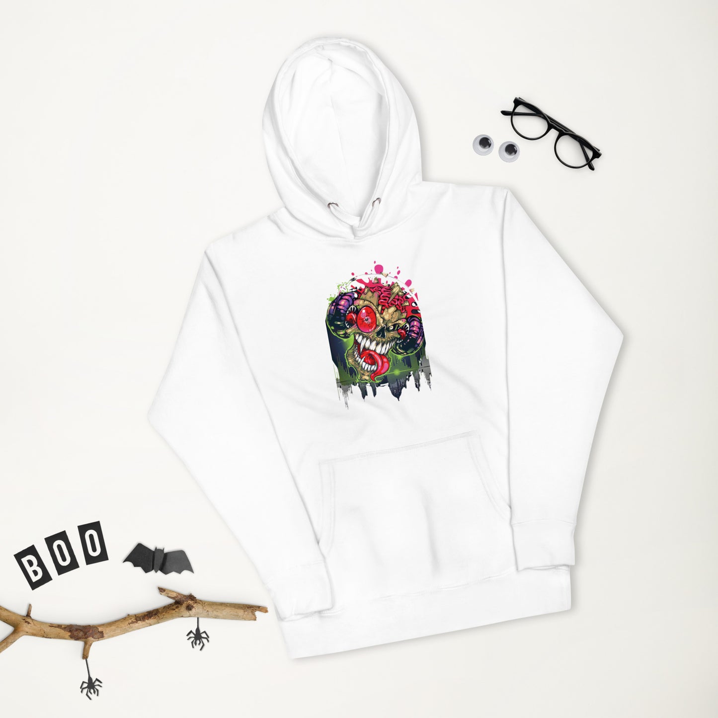 VOODOO MACHINE CO. Hooded long-sleeve Unisex Hoodie
