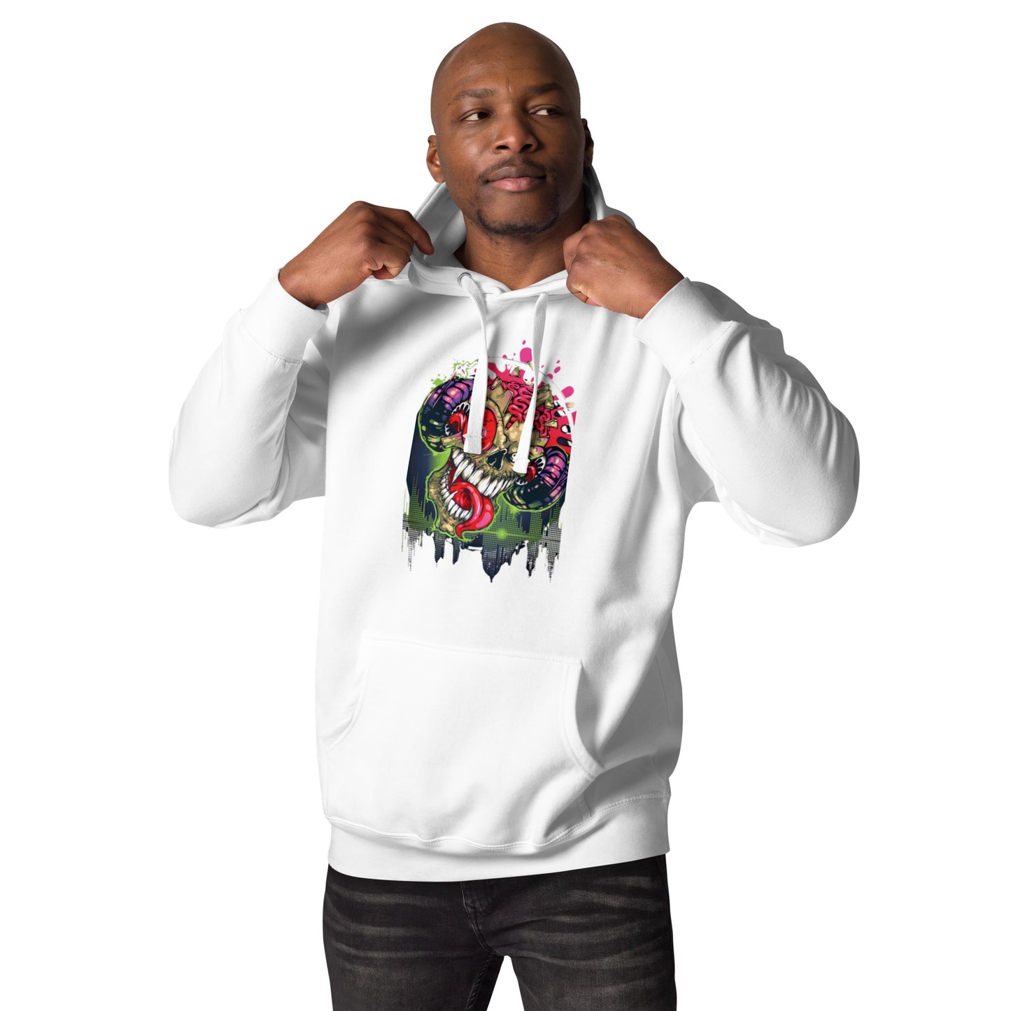 VOODOO MACHINE CO. Hooded long-sleeve Unisex Hoodie