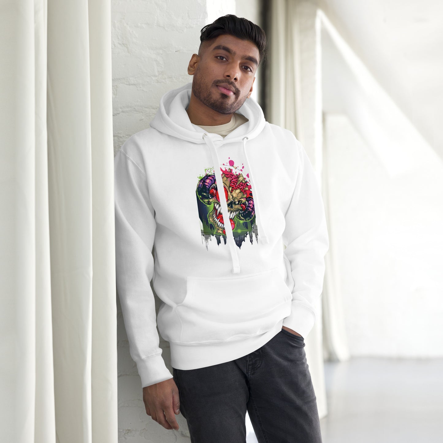 VOODOO MACHINE CO. Hooded long-sleeve Unisex Hoodie