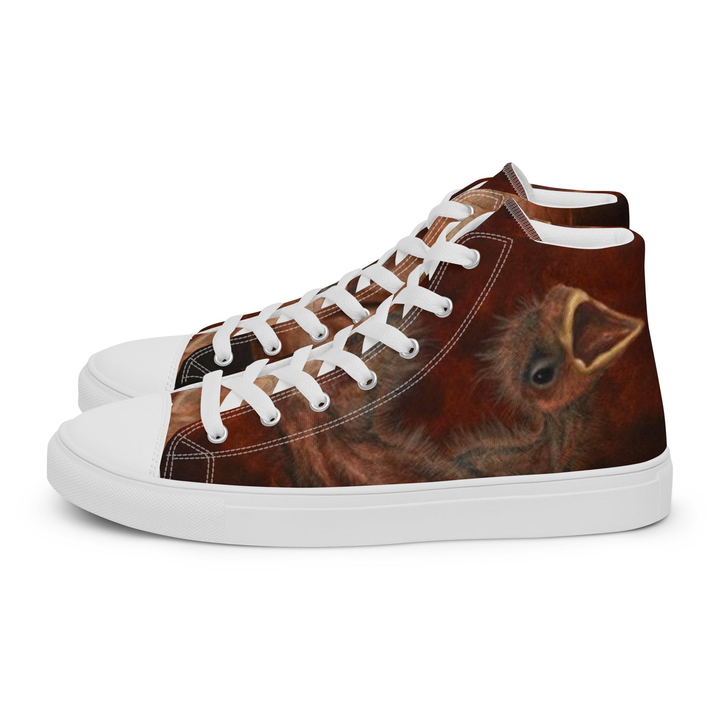 BLACK CULT SOCIETY - BIRD BRAIN Women’s high top canvas shoes