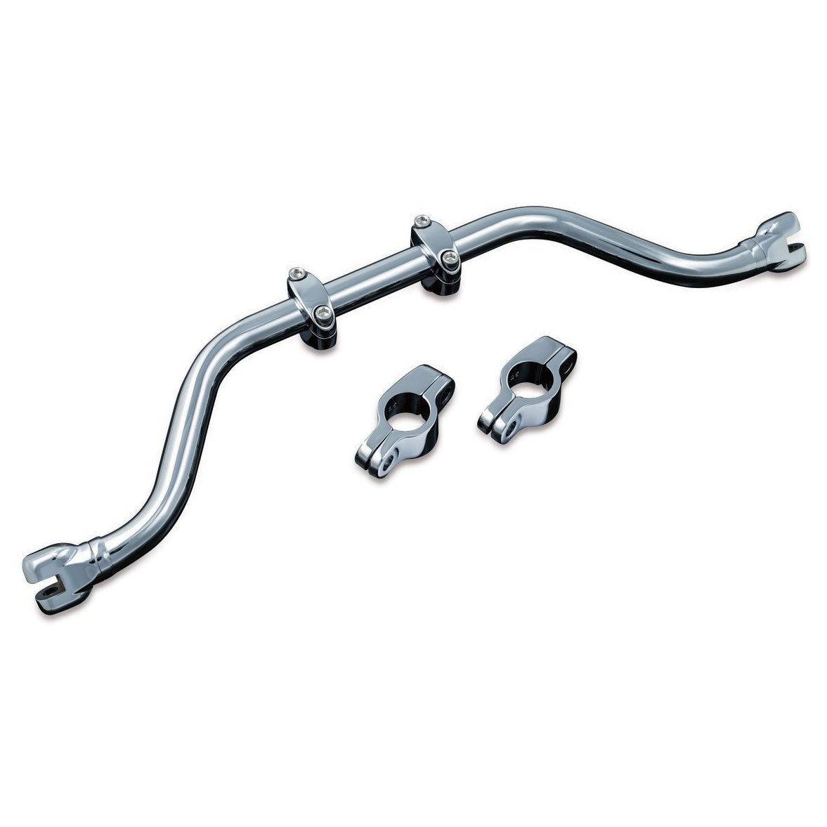 Custom Adjustable Chrome Mustache Bar
