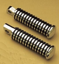 Custom Harley-Davidson Chrome O-ring Footpegs
