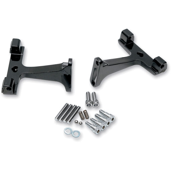 Harley-Davidson Gloss Black Passenger Floorboard Mounts