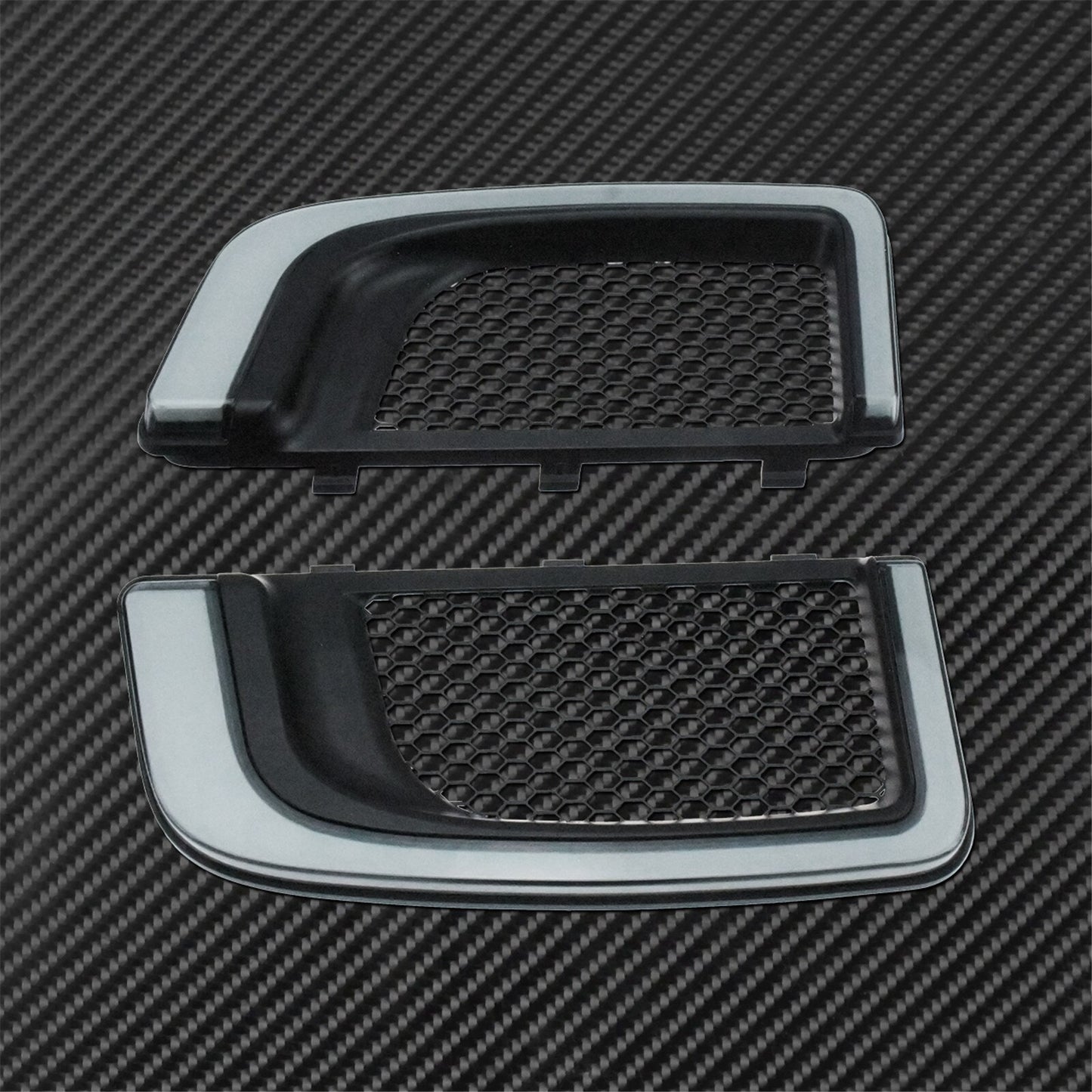 Voodoo Cycle House LED Turn Signal Lights For Lower Fairing Grills On Harley-Davidson Touring Models