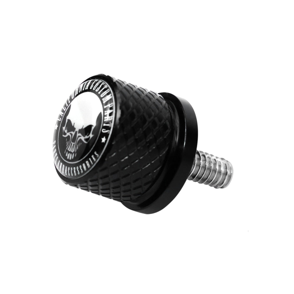 Voodoo Cycle House Custom Knurled Seat Bolts for Harley-Davidson and Custom Applications