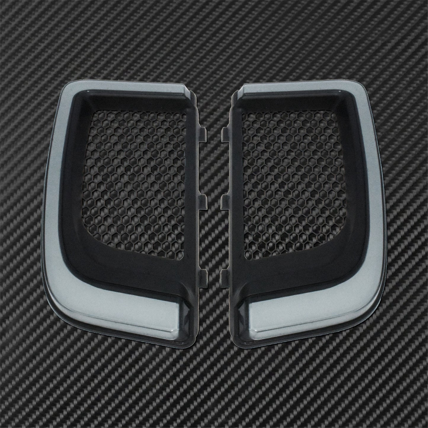 Voodoo Cycle House LED Turn Signal Lights For Lower Fairing Grills On Harley-Davidson Touring Models