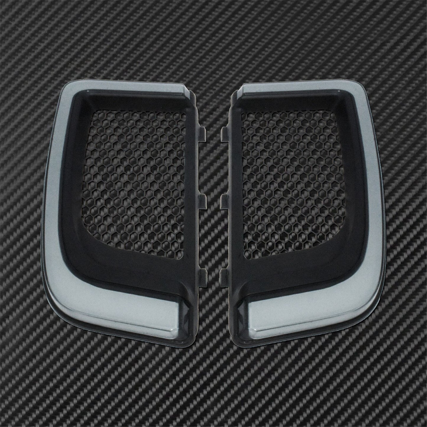 Voodoo Cycle House LED Turn Signal Lights For Lower Fairing Grills On Harley-Davidson Touring Models