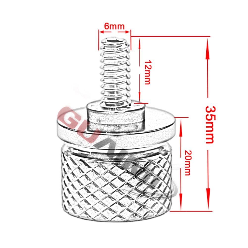 Voodoo Cycle House Custom Knurled Seat Bolts for Harley-Davidson and Custom Applications
