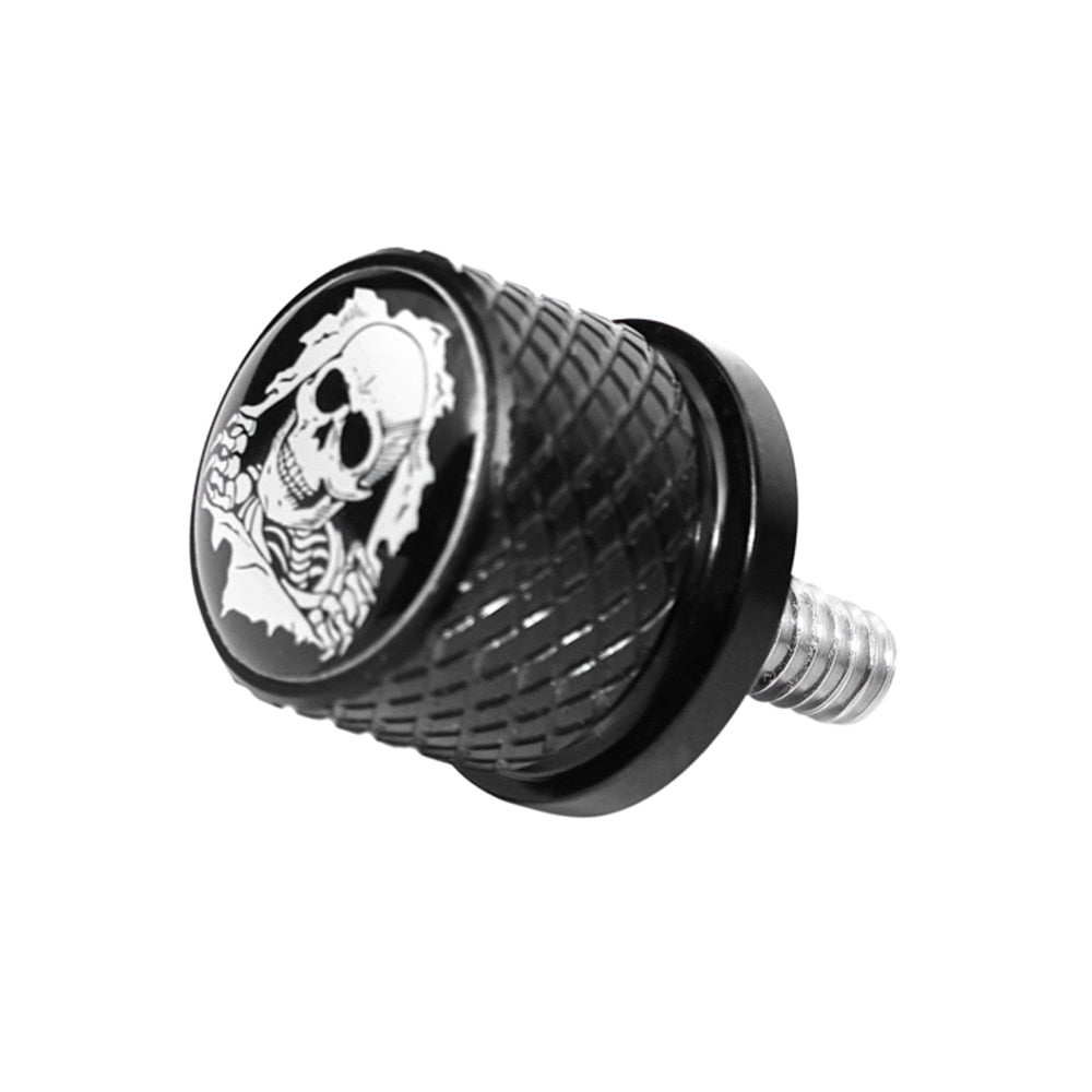 Voodoo Cycle House Custom Knurled Seat Bolts for Harley-Davidson and Custom Applications