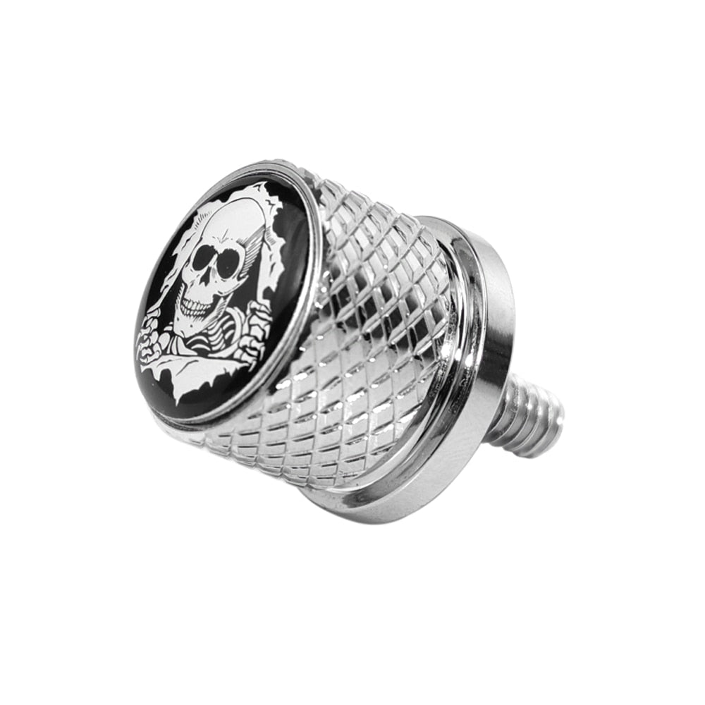 Voodoo Cycle House Custom Knurled Seat Bolts for Harley-Davidson and Custom Applications