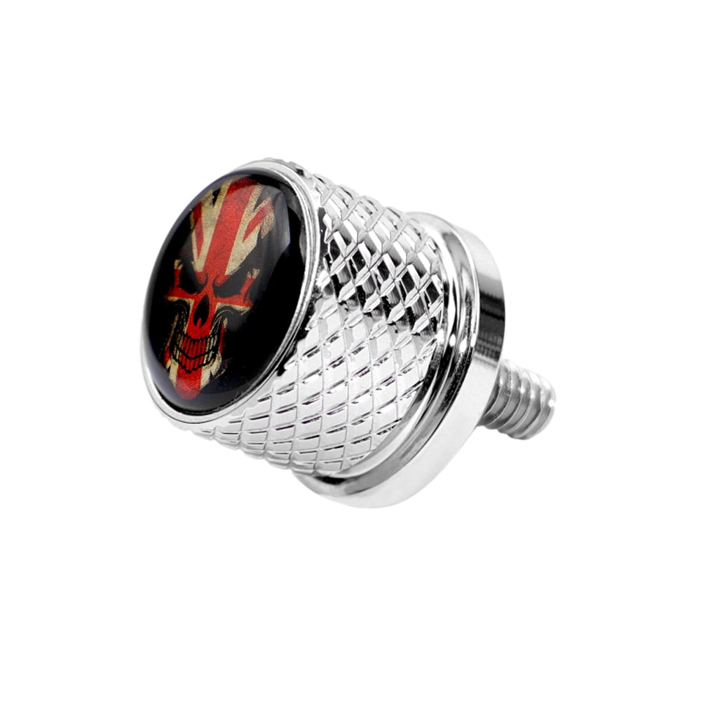 Voodoo Cycle House Custom Knurled Seat Bolts for Harley-Davidson and Custom Applications