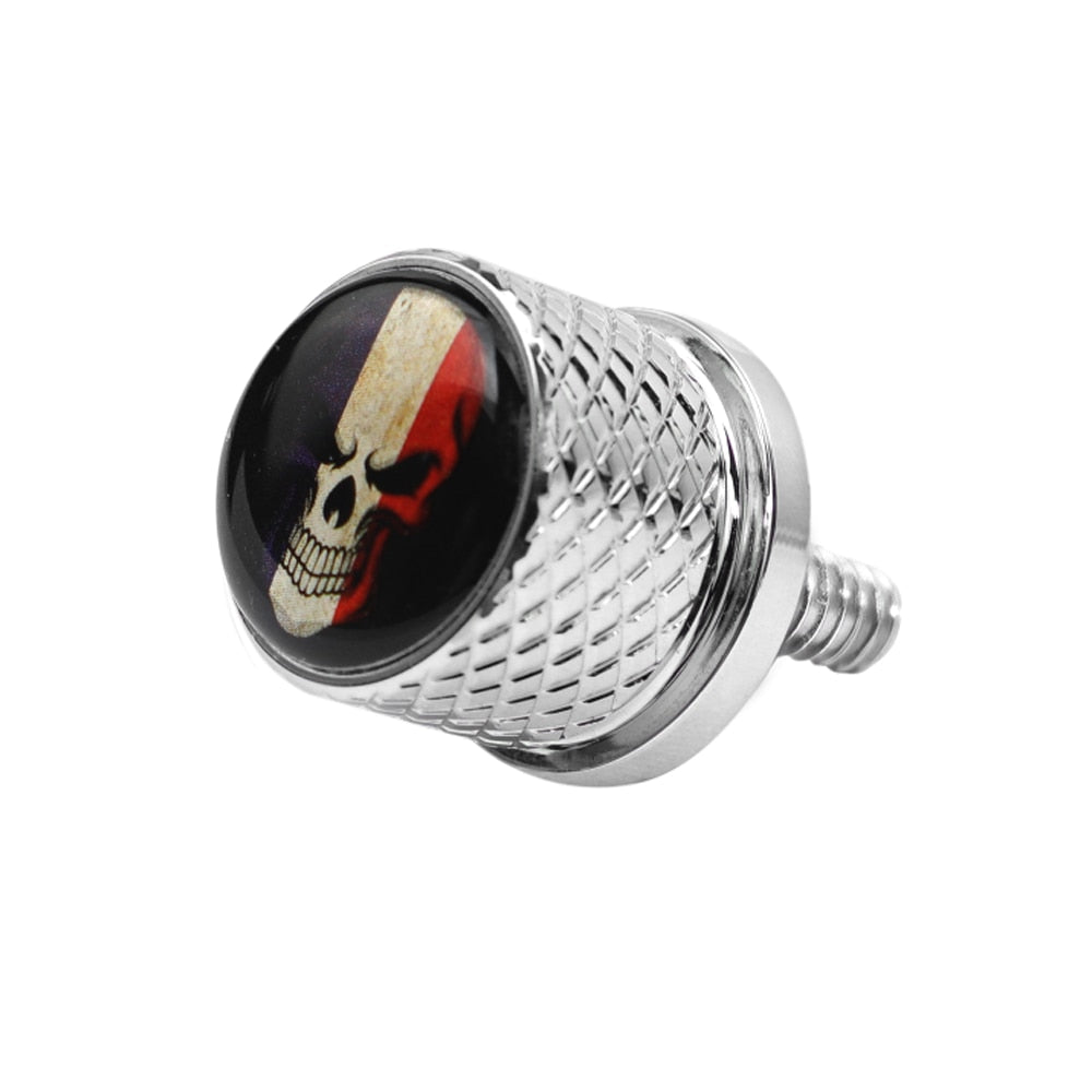 Voodoo Cycle House Custom Knurled Seat Bolts for Harley-Davidson and Custom Applications