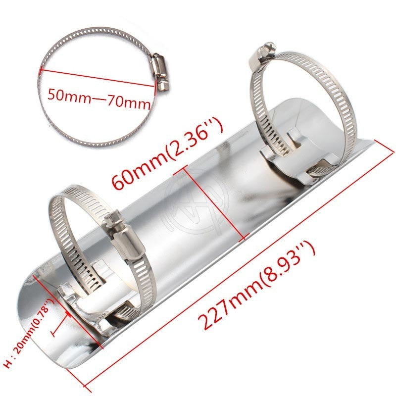 Voodoo Cycle House Universal Exhaust Heat Shield