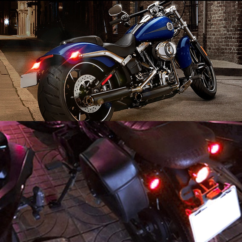 Voodoo Cycle House LED Turn Signals / Running Lights Conversion Kit For Harley Davidson and Special Applications