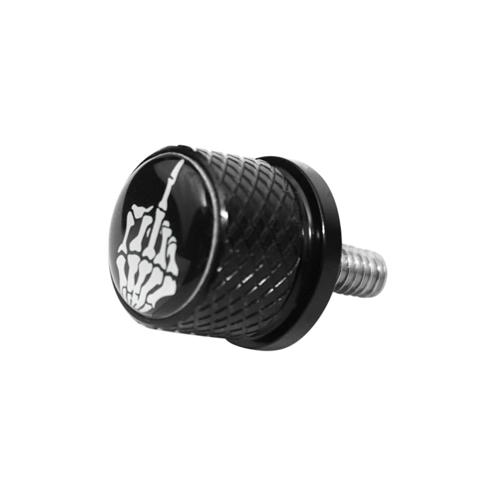 Voodoo Cycle House Custom Knurled Seat Bolts for Harley-Davidson and Custom Applications
