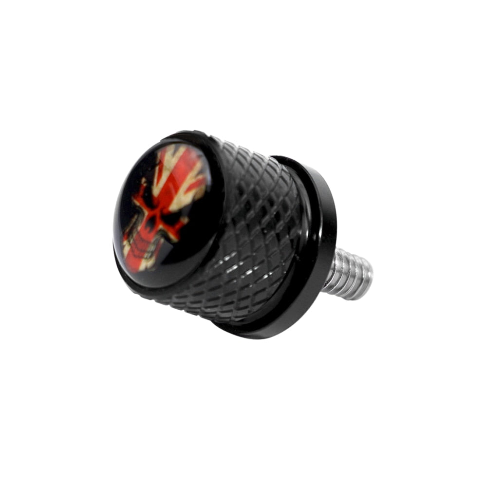 Voodoo Cycle House Custom Knurled Seat Bolts for Harley-Davidson and Custom Applications
