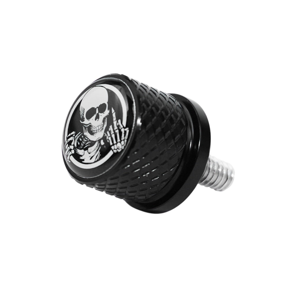 Voodoo Cycle House Custom Knurled Seat Bolts for Harley-Davidson and Custom Applications