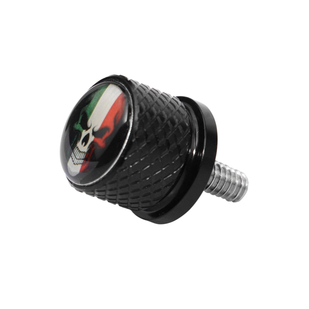 Voodoo Cycle House Custom Knurled Seat Bolts for Harley-Davidson and Custom Applications