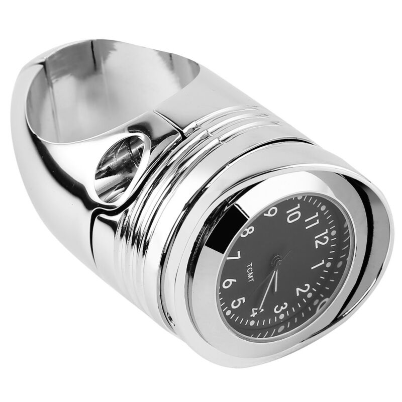 Voodoo Cycle House Universal 1-1/4" Motorcycle Handlebar Clock